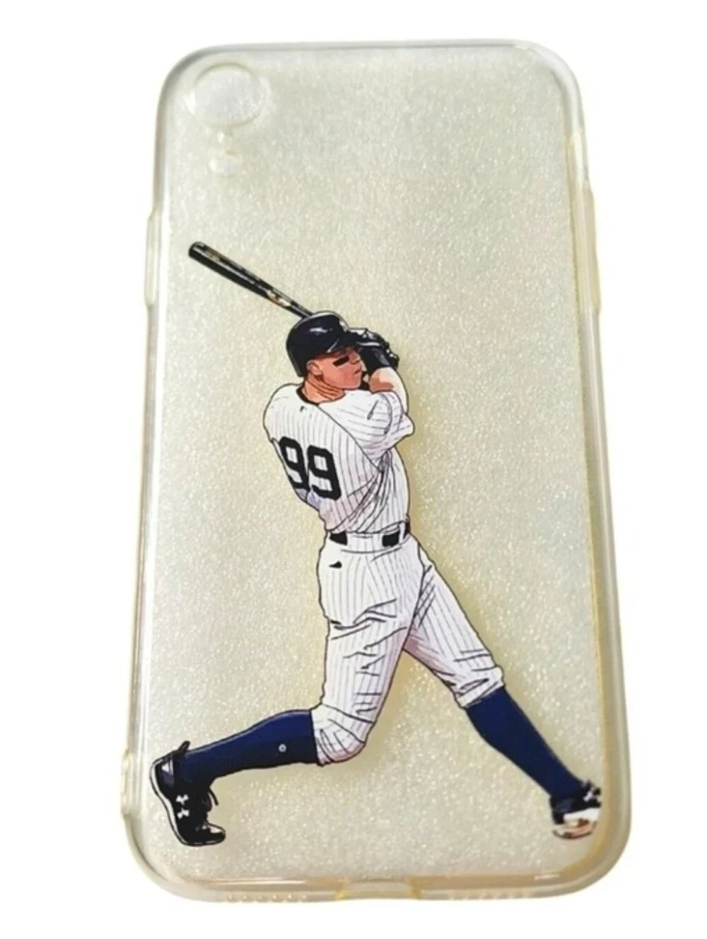 2pc Aaron Judge Baseball & JETech Shock Absorption Cases for iPhone XR